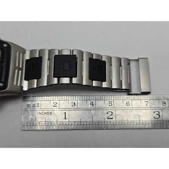 1998 Timex Ironman Triathlon 8 Lap Watch 100M Indiglo Stainless Band New Battery - Picture 8 of 11